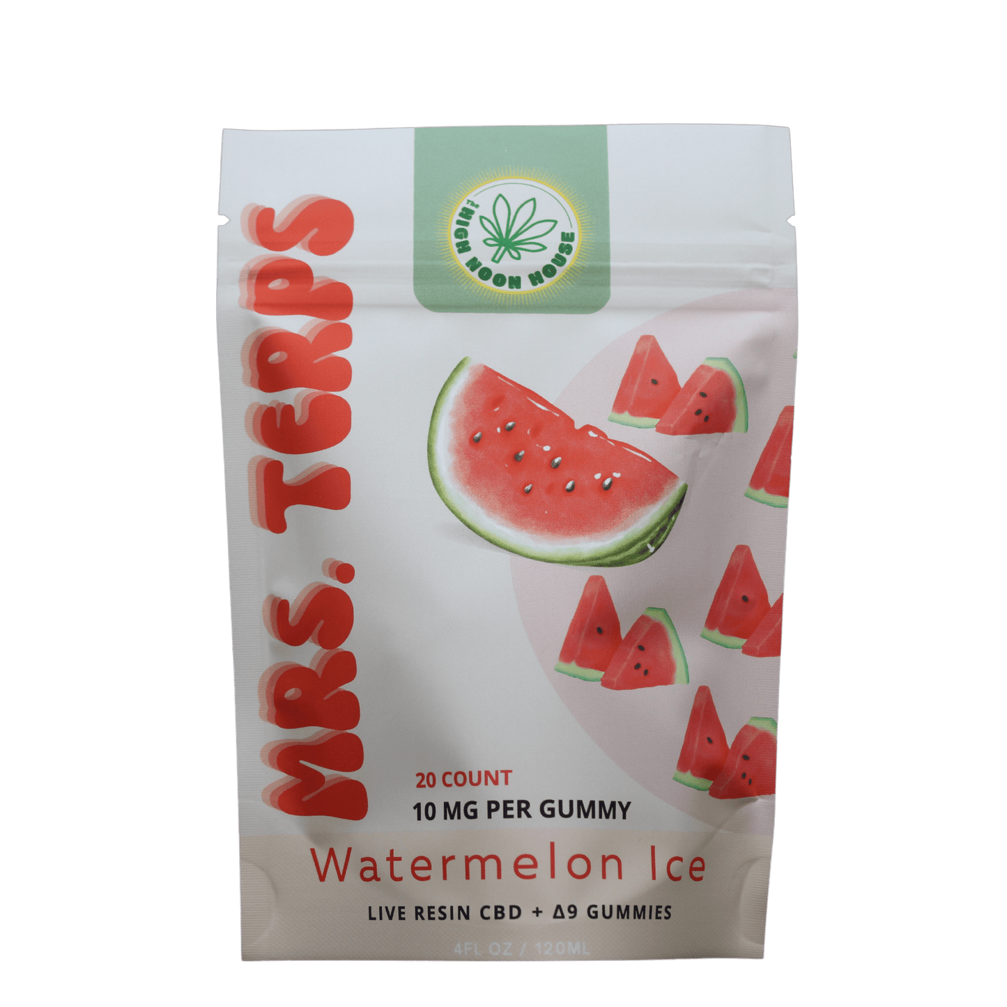 Live Resin THC Vegan Gummies (Watermelon Ice)